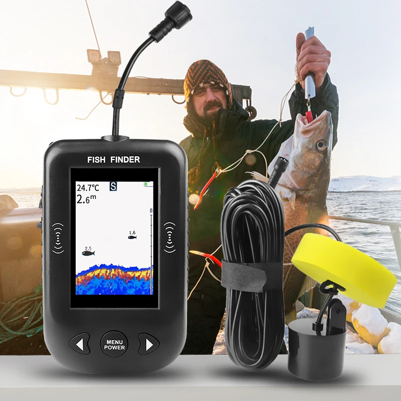 Fish Finder Cable - جهاز إلكتروني محمول Erchang XF03 لتحديد